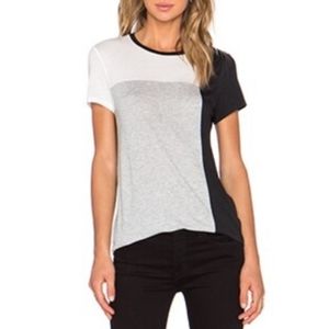 VINCE Tri Colorblock Tee